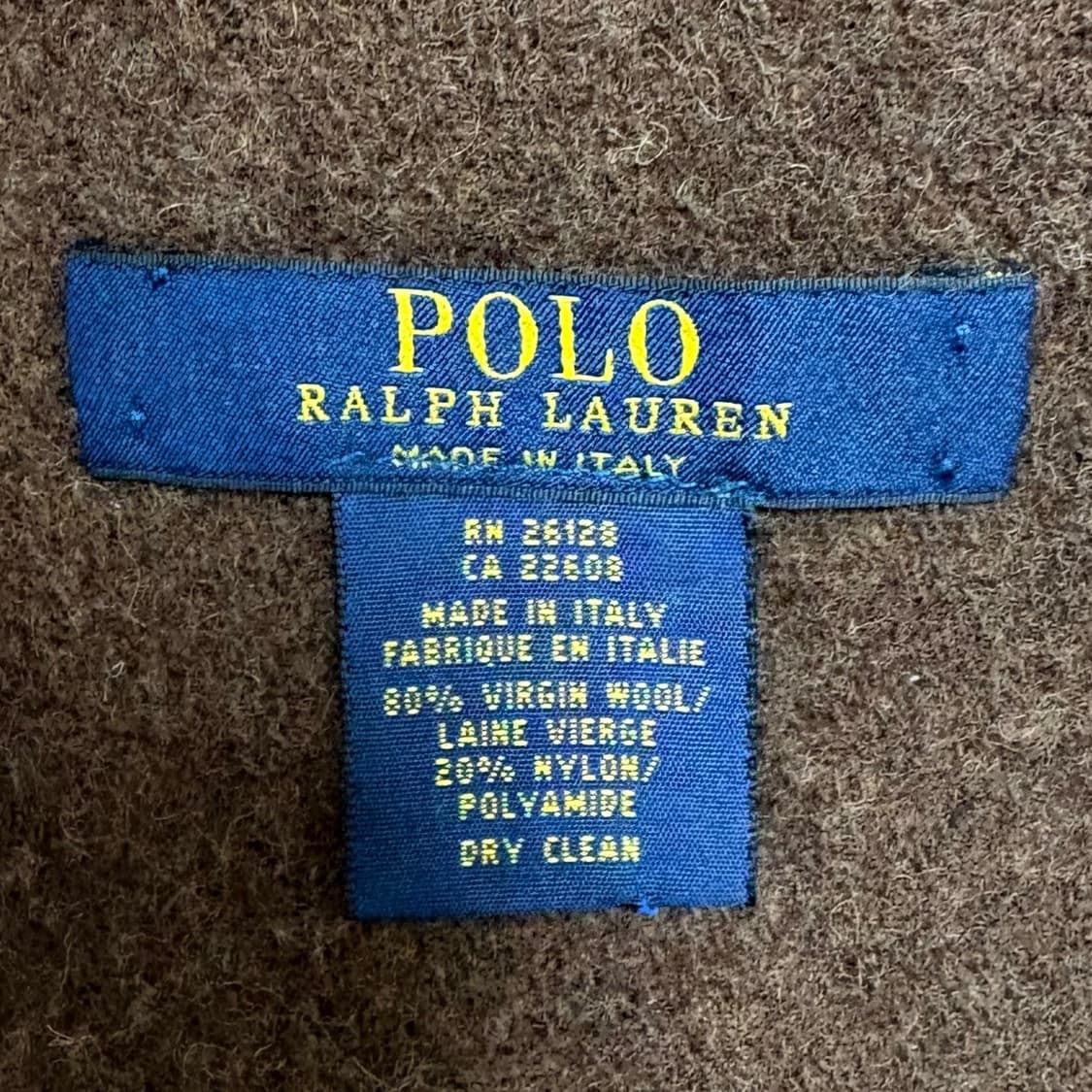 폴로 랄프로렌 브라운 울혼방 머플러 목도리 상품이미지2