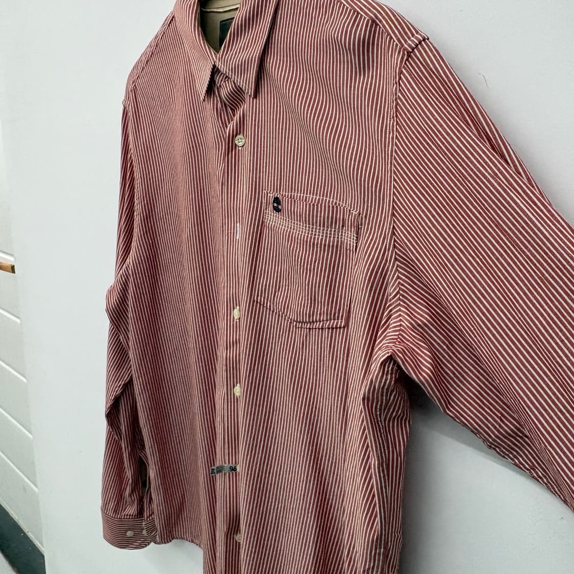 팀버랜드 스트라이프 긴팔 셔츠 남성 XL 상품이미지3