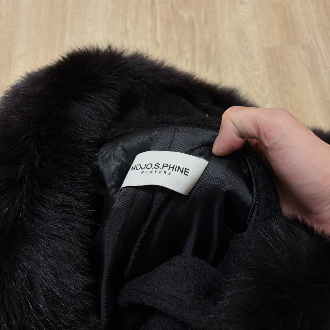모조에스핀 뉴욕 여성 폭스퍼 헤드 코트 66  상품이미지6