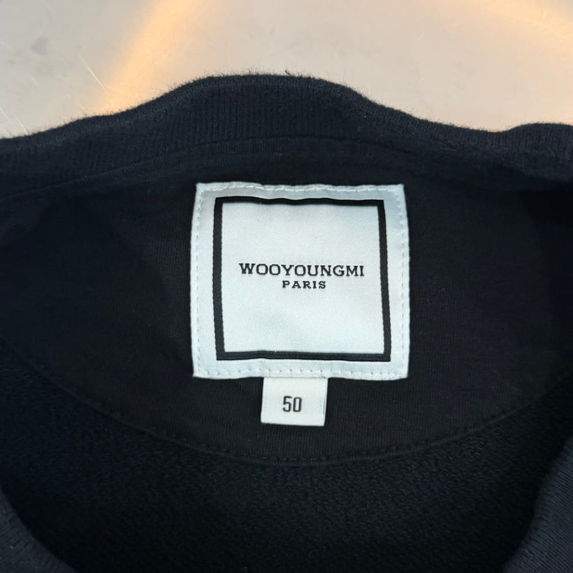 [리오브전포점] 우영미 코튼 백로고 스웨트셔츠 맨투맨 50 상품이미지4