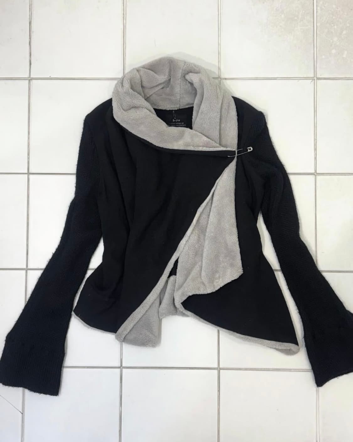 Asymmetrical Fleece Lined Jacket 상품이미지4