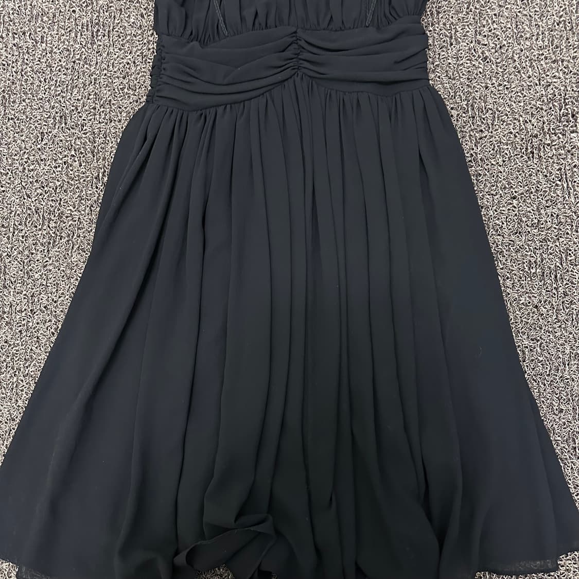 RENEEVON 레니본 여성 롱 원피스 쉬폰 블랙 상품이미지4