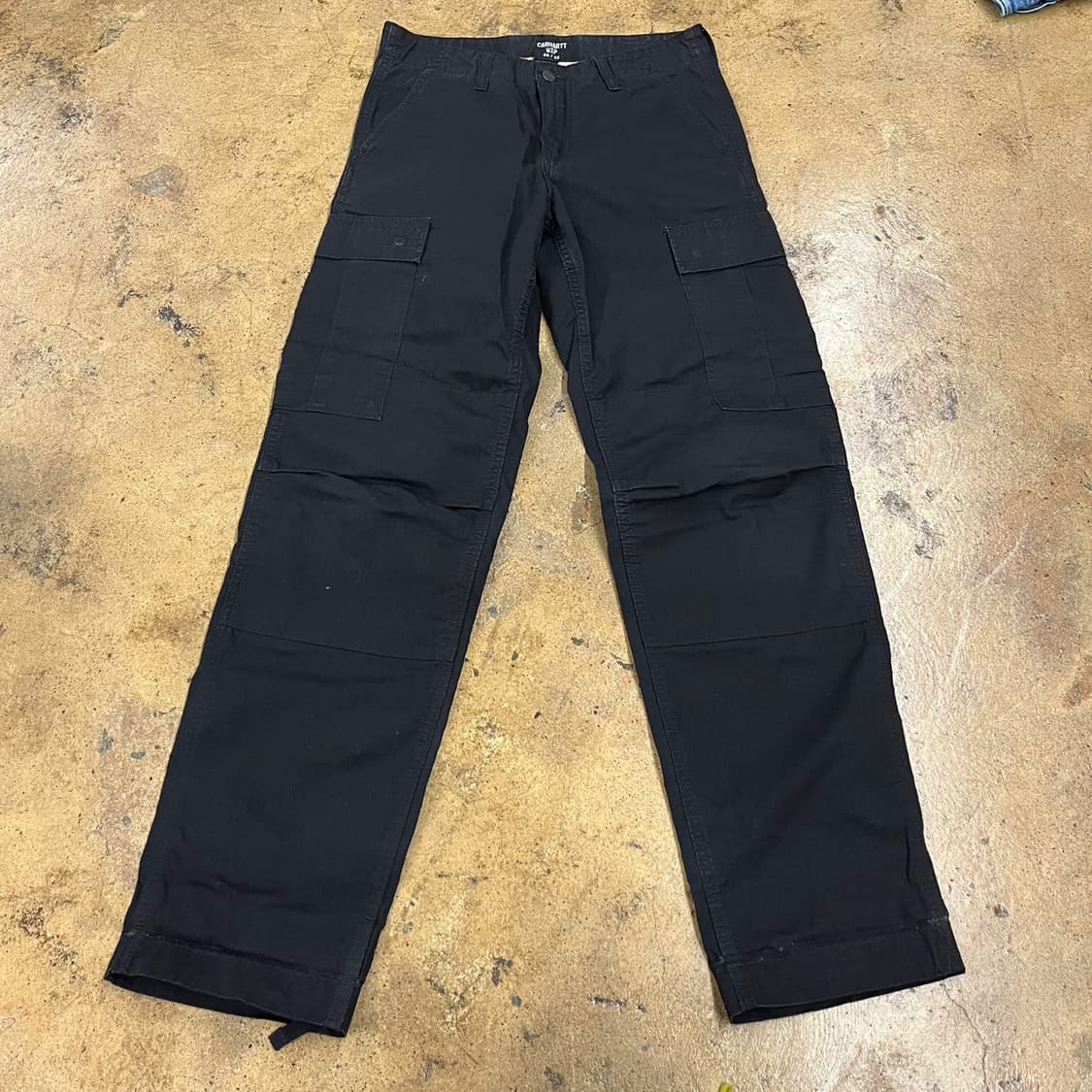 [정품] 칼하트 WIP 블랙 카고 바지 b14 상품이미지3