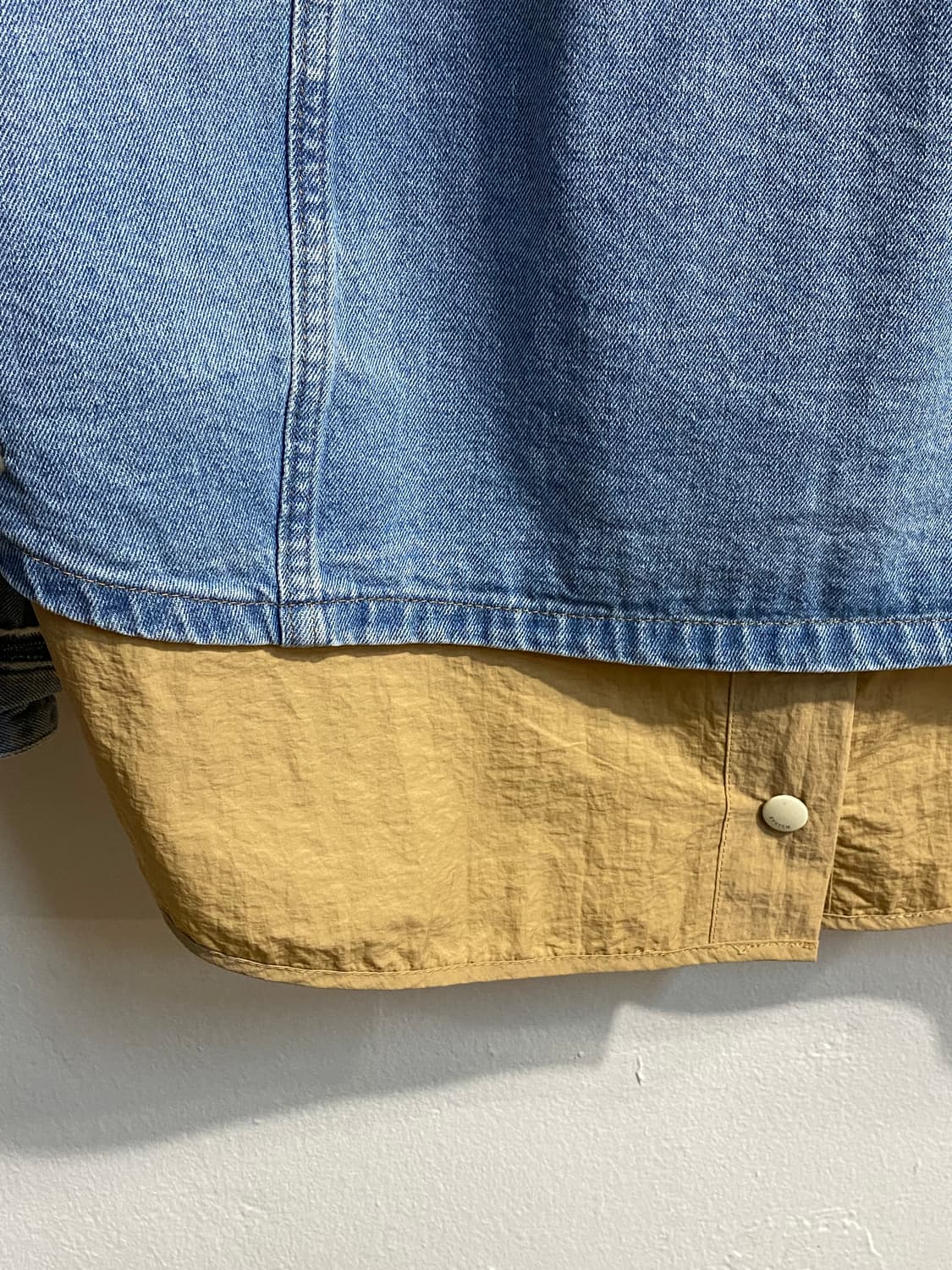 시스템 레이어드 데님 자켓 상품이미지6