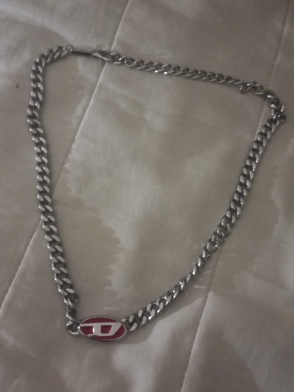 D 로고 체인 목걸이 상품이미지1