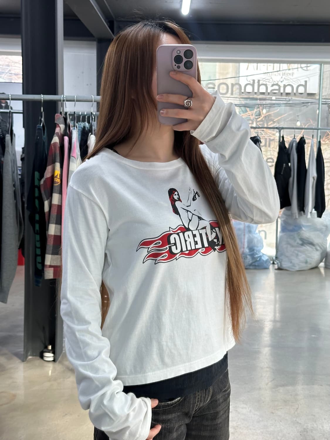 히스테릭글래머 Dizzy&Milky히스걸 롱슬리브 상품이미지2