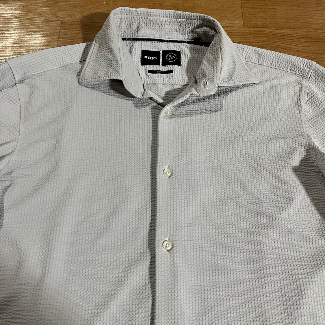 [97] 휴고보스 신형 시어서커 스판셔츠 상품이미지2