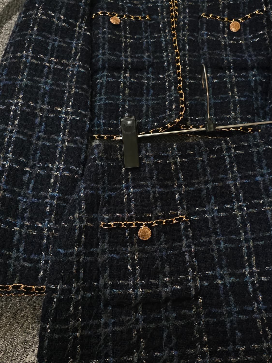 (소개팅 백전백승) NAIN 고민시 체인 트위드 자켓&스커트 셋업 상품이미지9