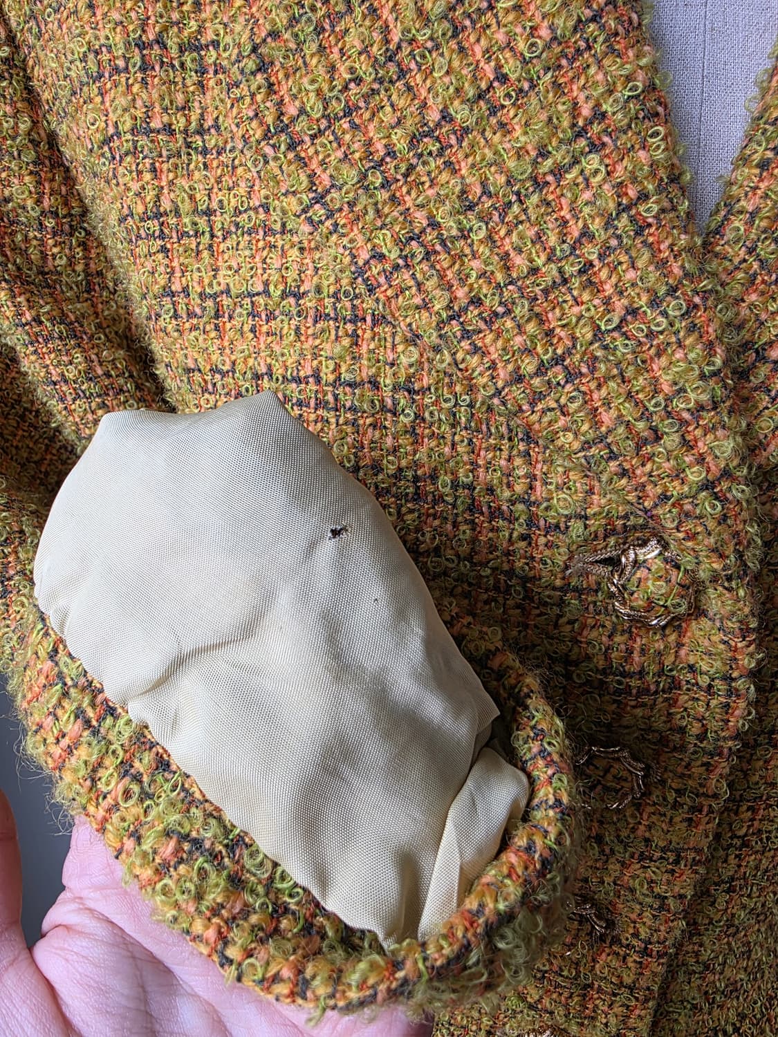 부클 트위드 자켓 상품이미지5