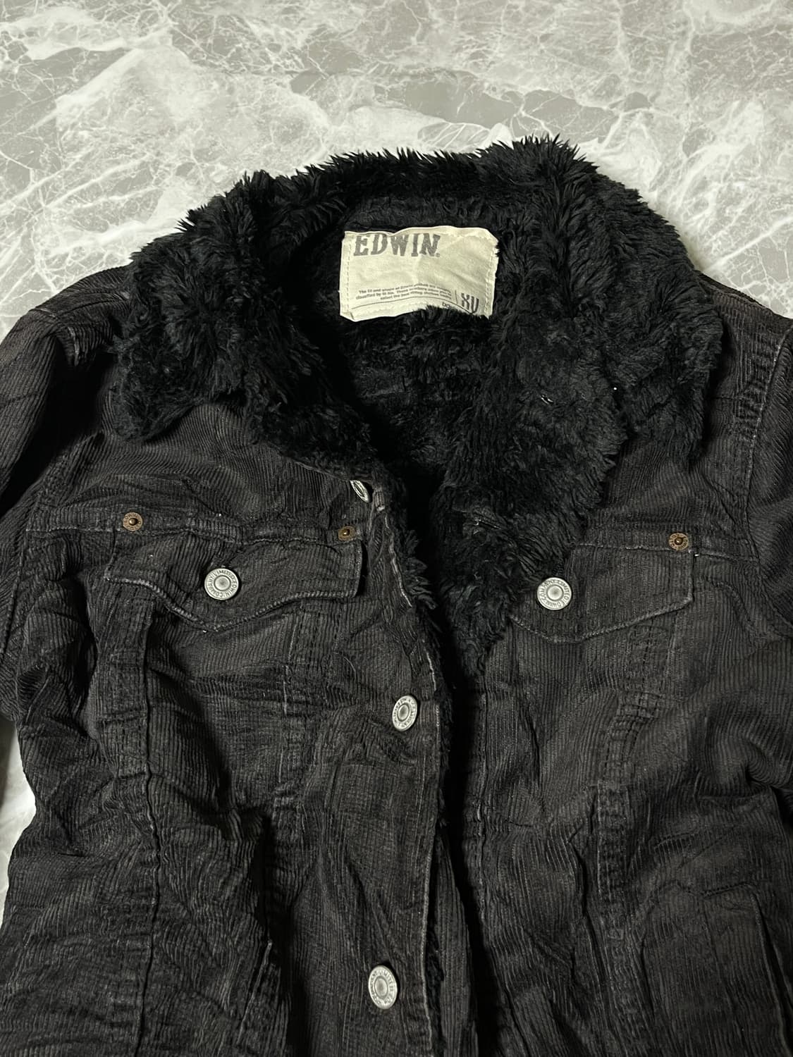 (Edwin)corduroy fur jacket 상품이미지2