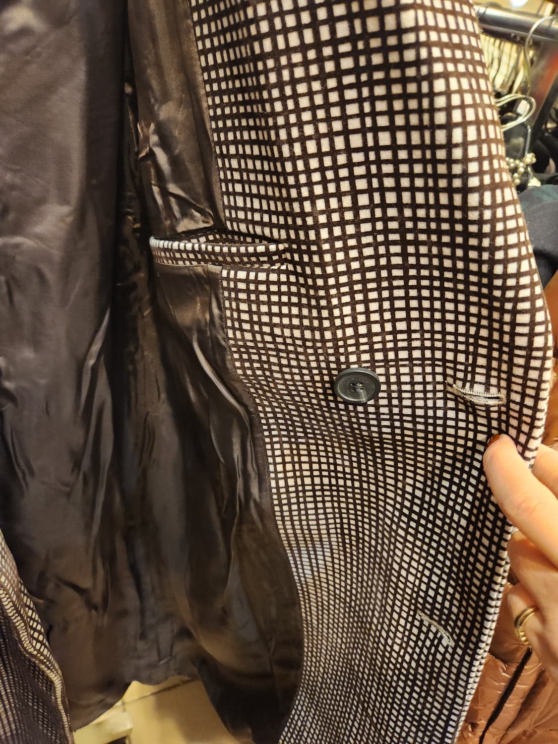 코스 체크 패턴 코트 새제품  상품이미지8