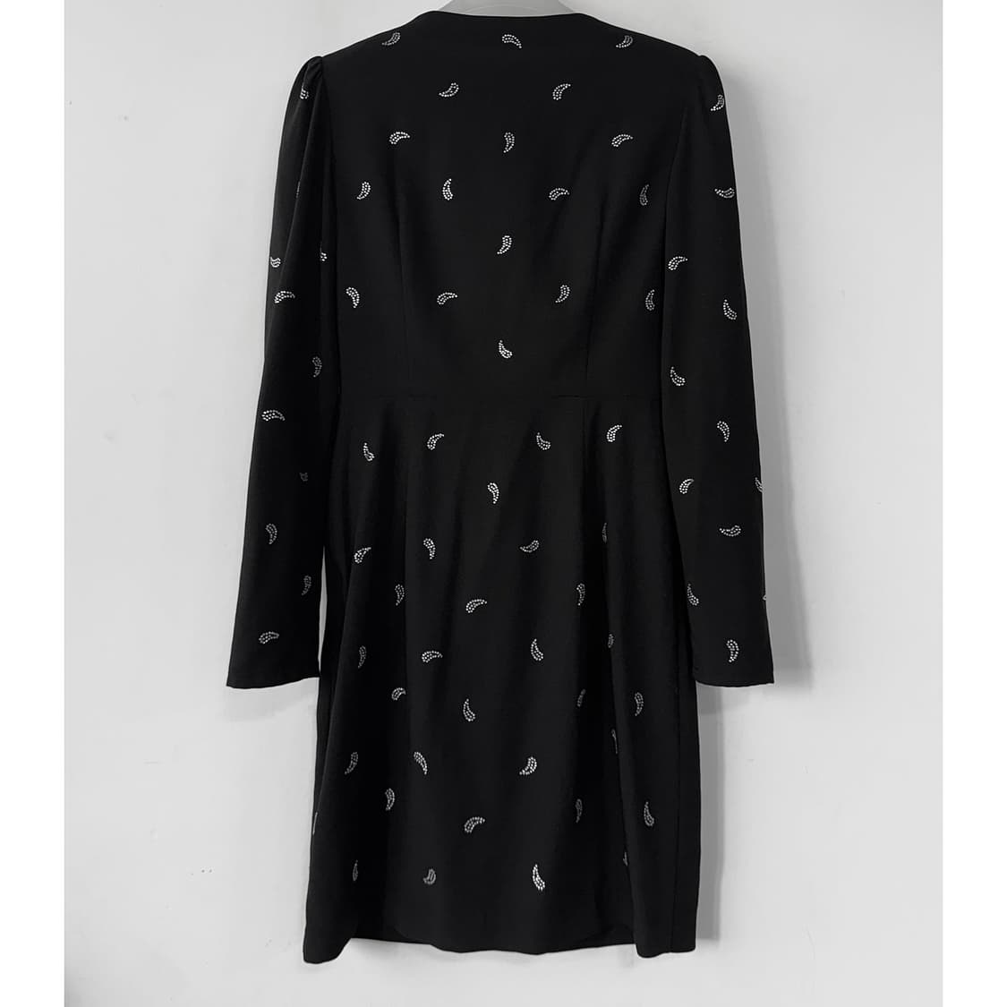 마쥬 maje 페이즐리 비즈 셔링 랩 드레스 상품이미지7