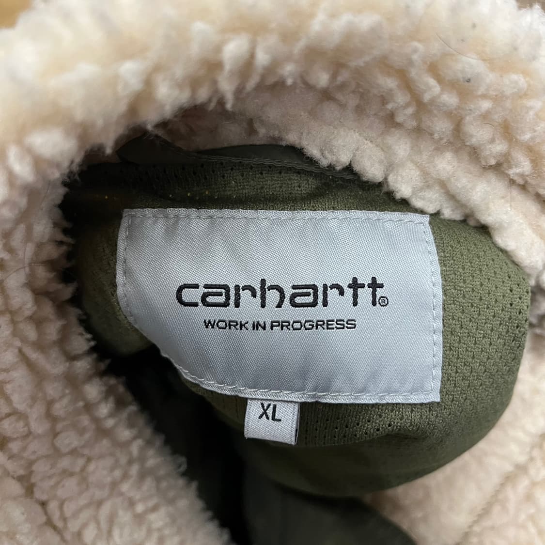 [정품/XL] 칼하트 아이보리 쉐르파 플리스 자켓 b19 상품이미지5