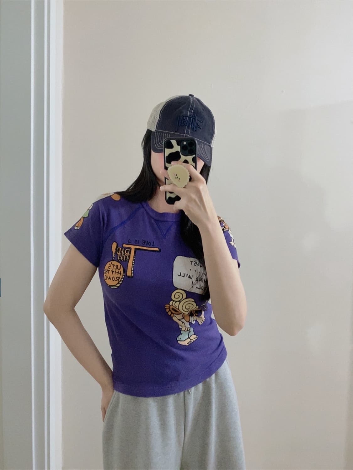 히스테릭글래머 히글미니 반팔 티셔츠 딱붙핏 xs 상품이미지1