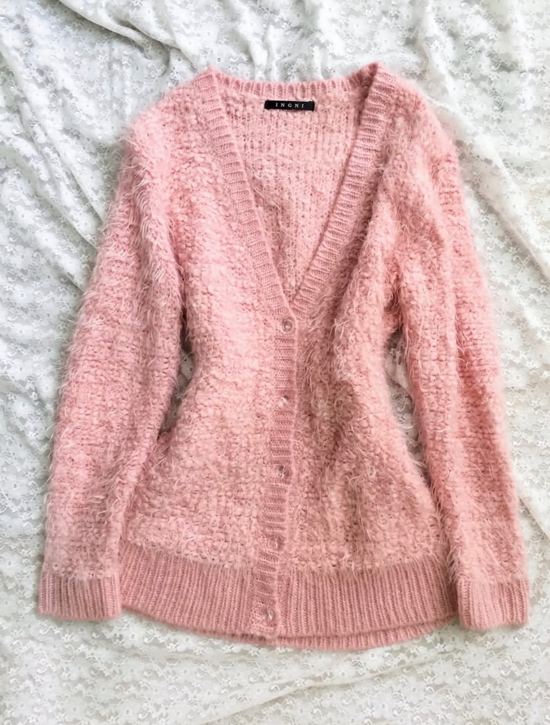 잉그니 핑크 가디건 히메갸루 상품이미지4