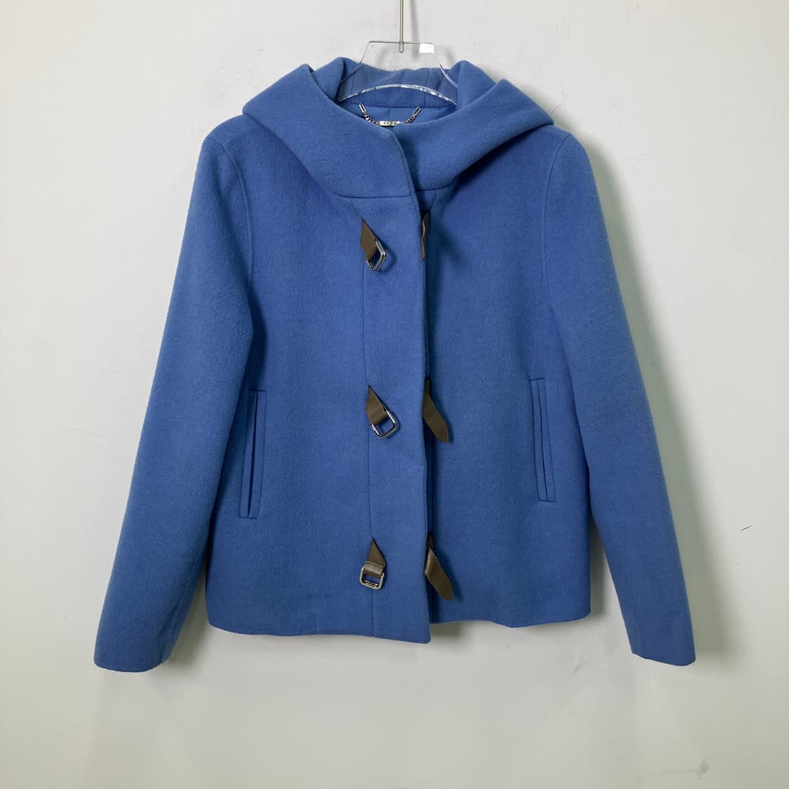 TIME 타임 후드 숏 더플 코트 상품이미지1