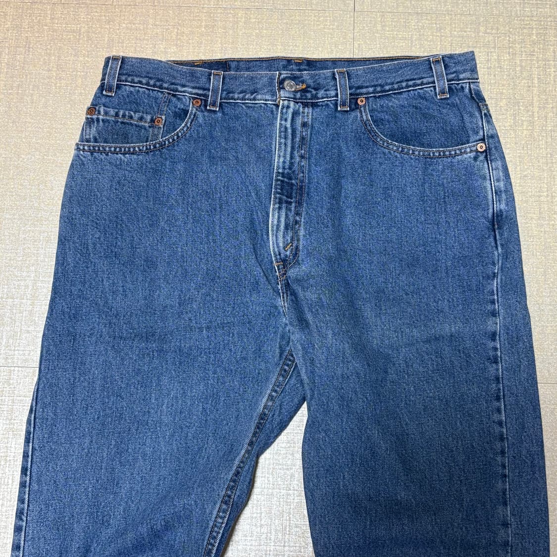 90s USA🇺🇸 리바이스 505 오렌지 탭 블랙 중청 상품이미지2