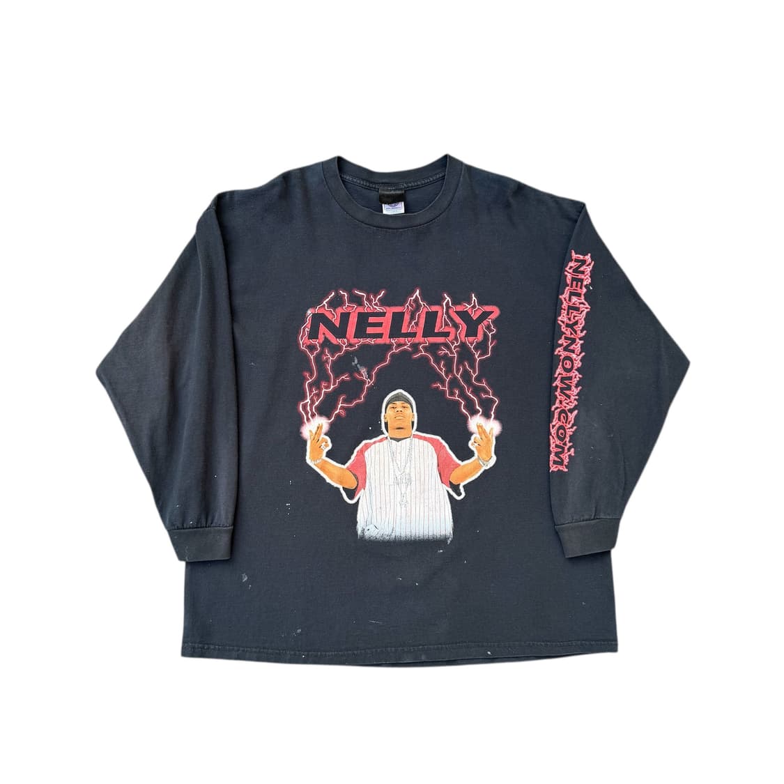 빈티지 00s NELLY Lightning Rap 롱 슬리브 상품이미지1