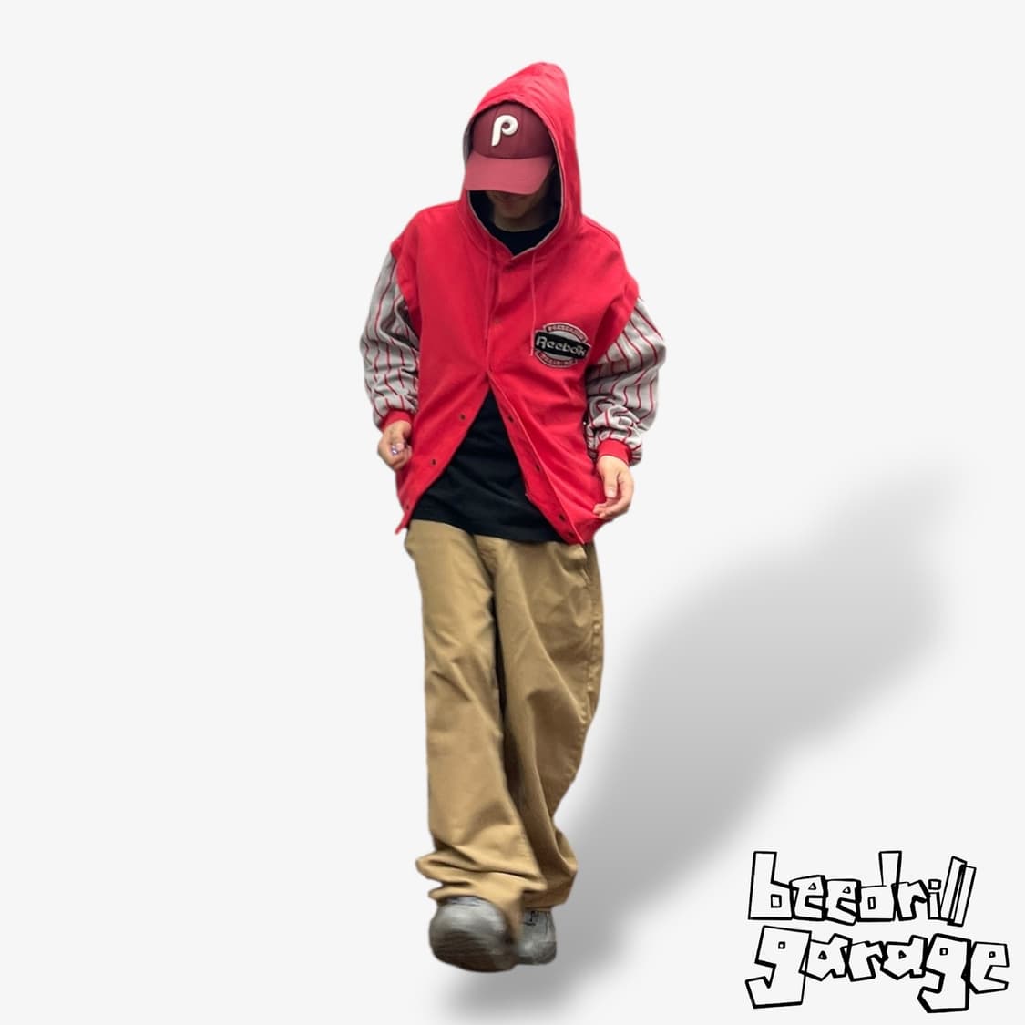 80s 리복 올드스쿨 스웻 베이스볼 점퍼 상품이미지1