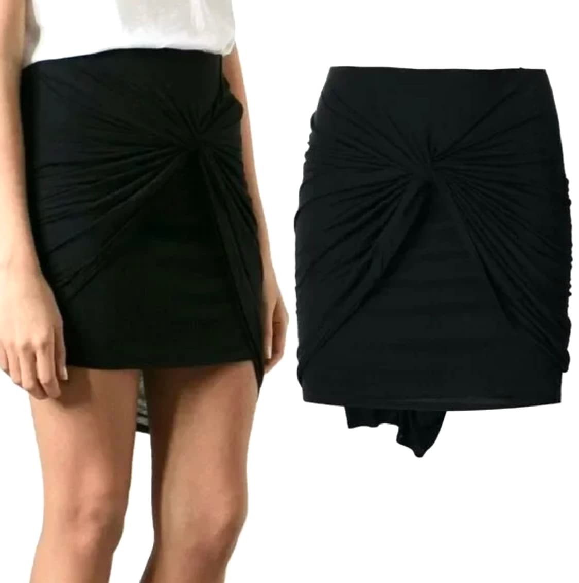 헬무트랭 twist mini jersey skirt 상품이미지5