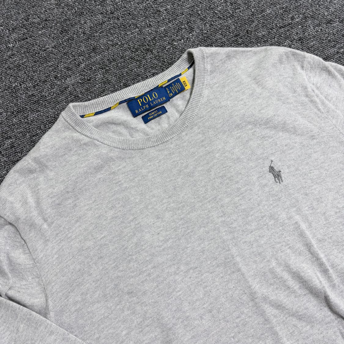 폴로 랄프로렌 슬림핏 피마 코튼 니트 상품이미지3