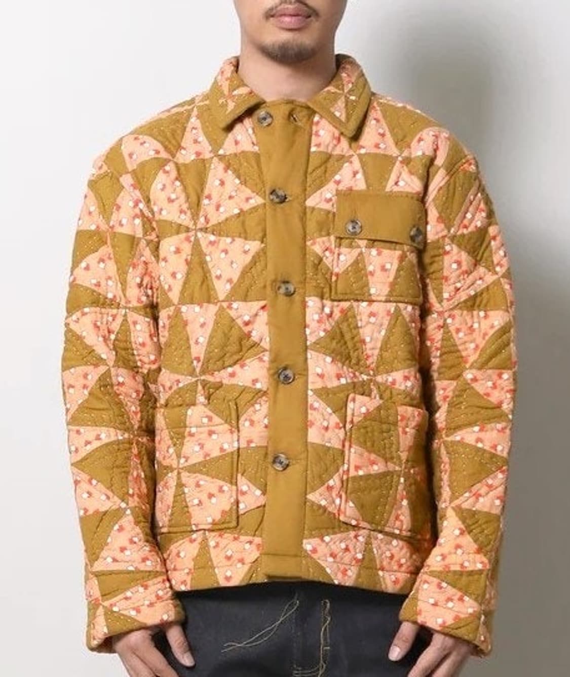 @새상품@ BODE 보디 퀼팅 누빔자켓 카키 패치 상품이미지4