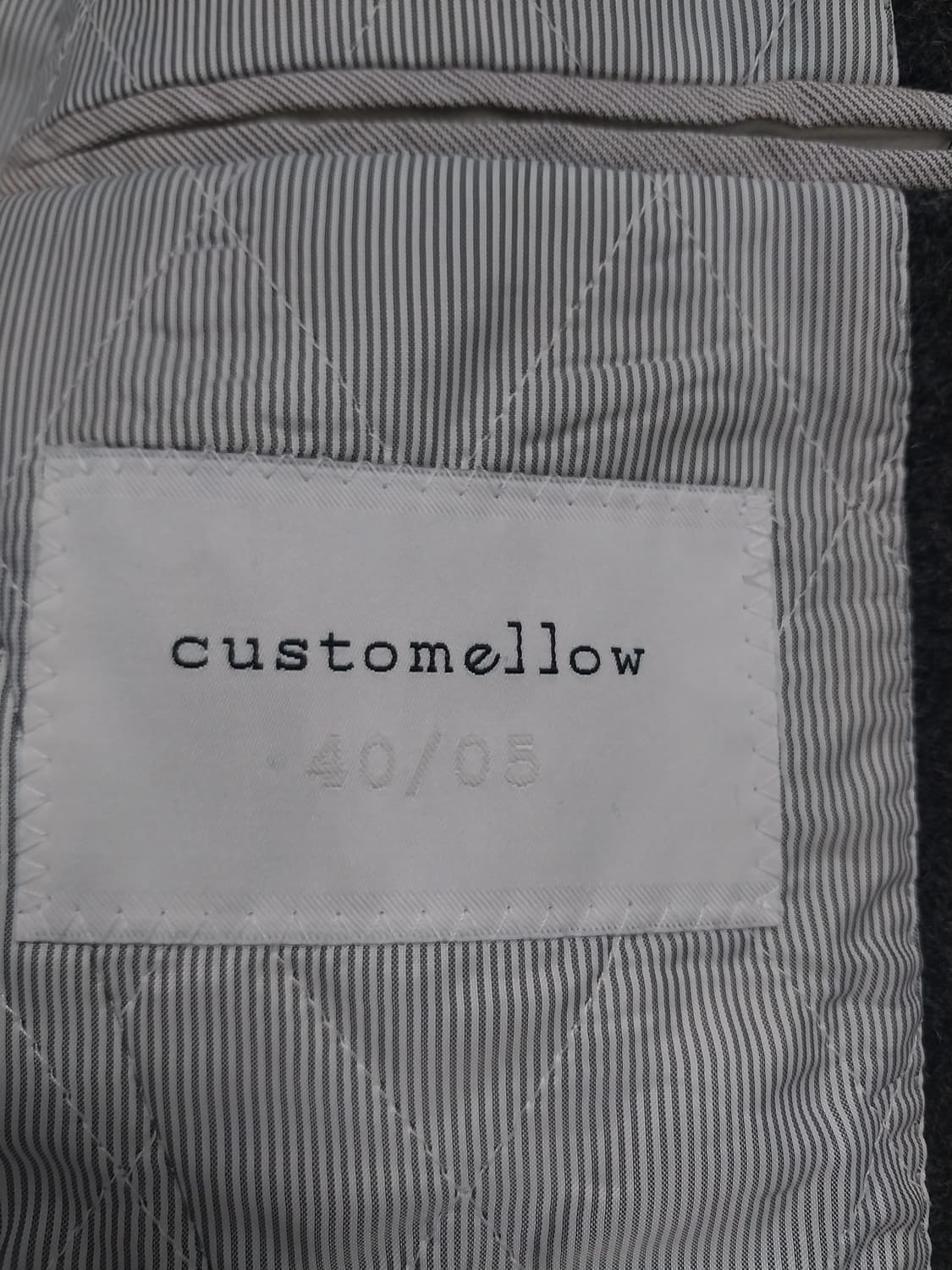 커스텀멜로우 양가죽배색 그레이 울코트 105 상품이미지7