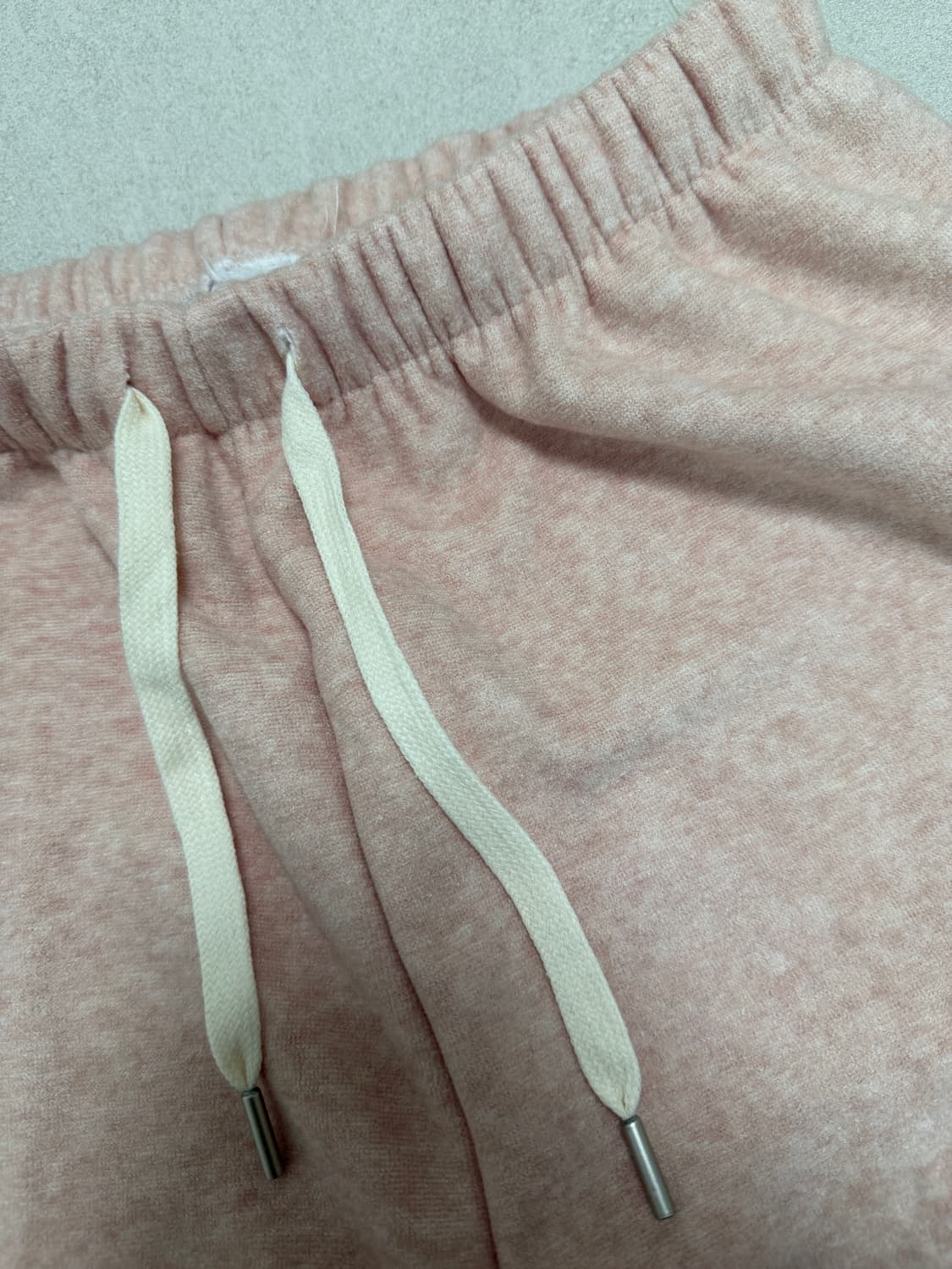 딸기우유 스트링 기모 팬츠 상품이미지4