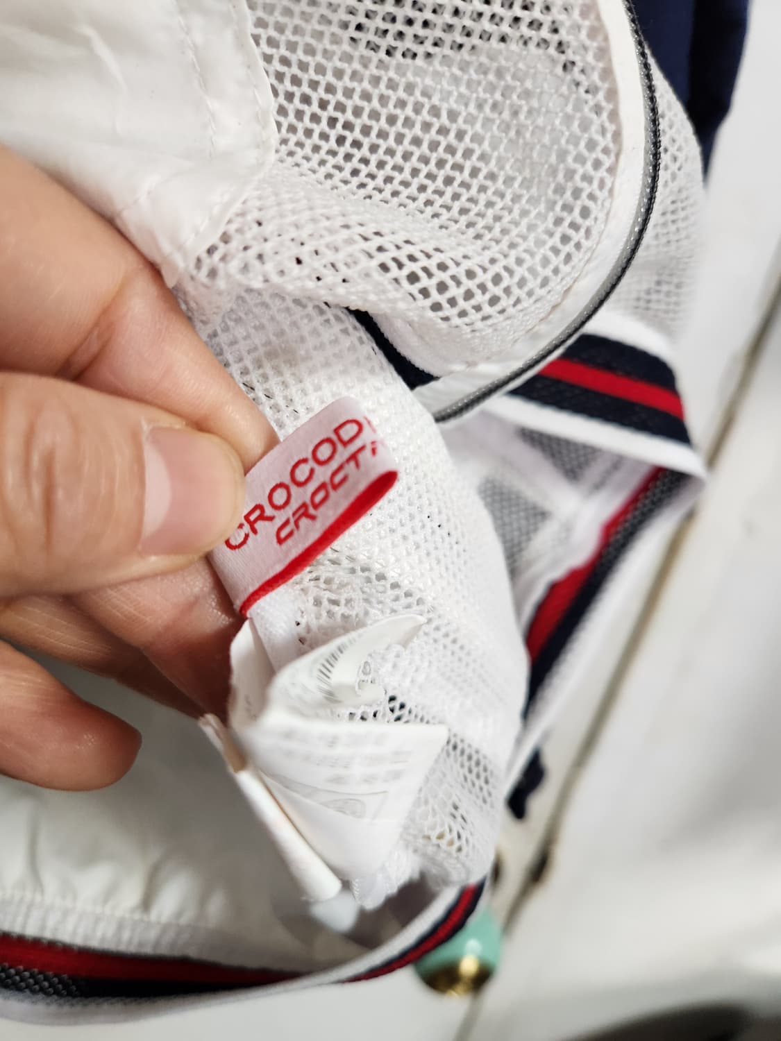 크로커다이얼 레이디화이트 메쉬  조끼95 상품이미지5