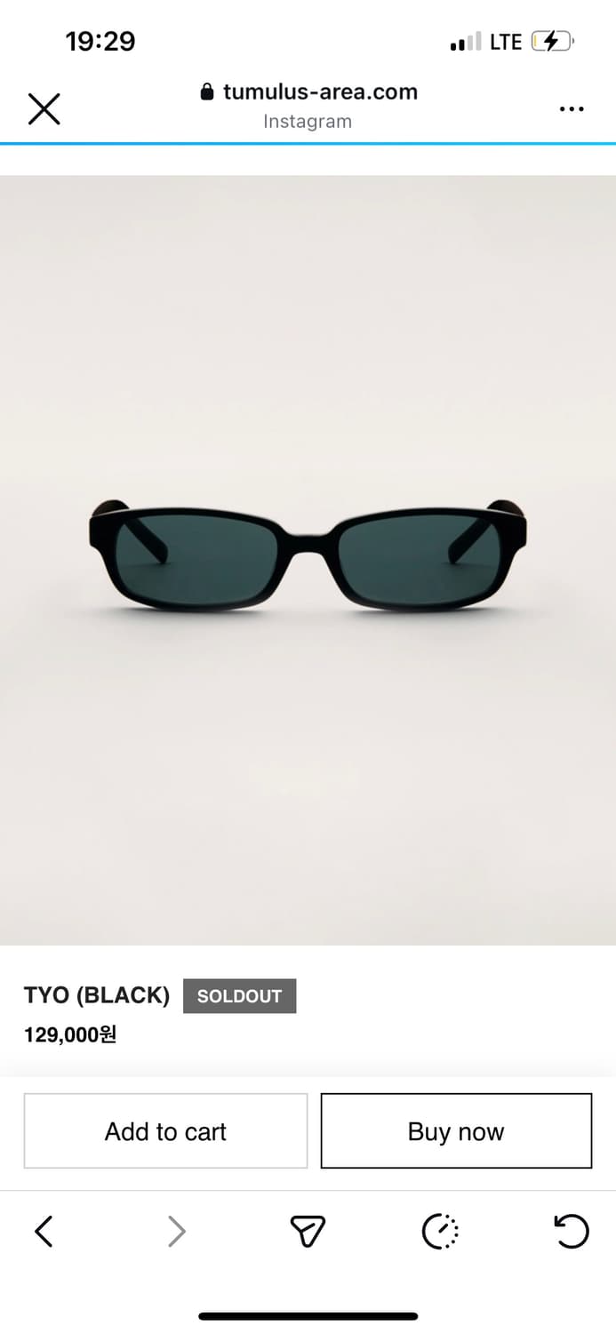Tumulus TYO(black) 투뮬러스 선글라스 상품이미지1