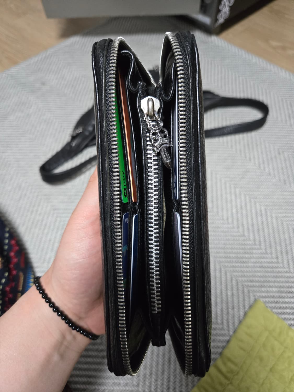 정품 크롬하츠 필리그리 장지갑 상품이미지6