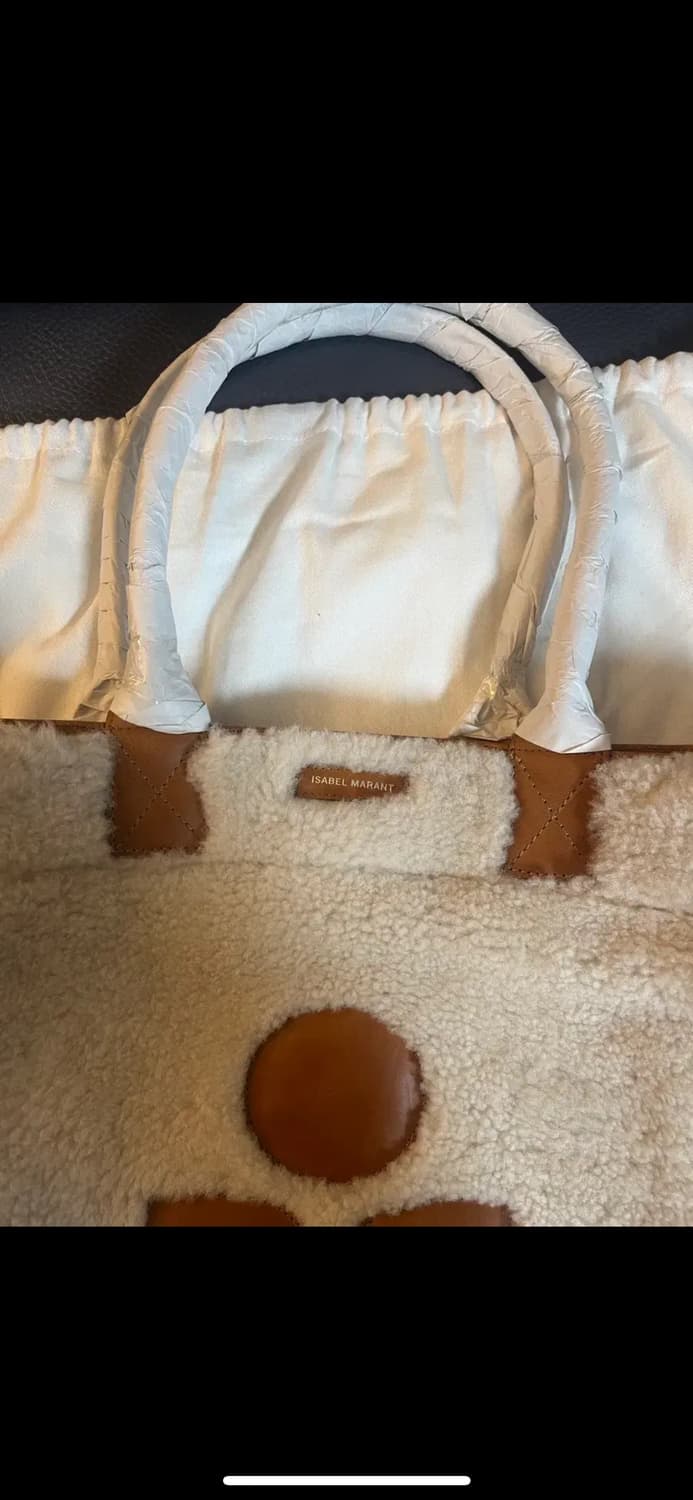 이자벨 마랑 옌키 시어링 토트백 새상품 상품이미지4