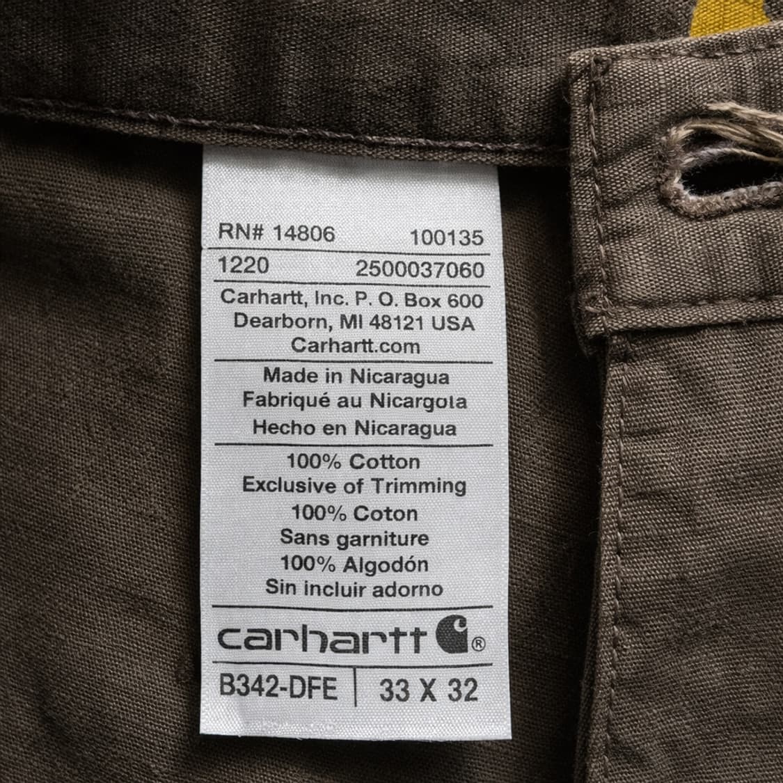 [33]칼하트 더블니 워크 카고 팬츠  상품이미지3