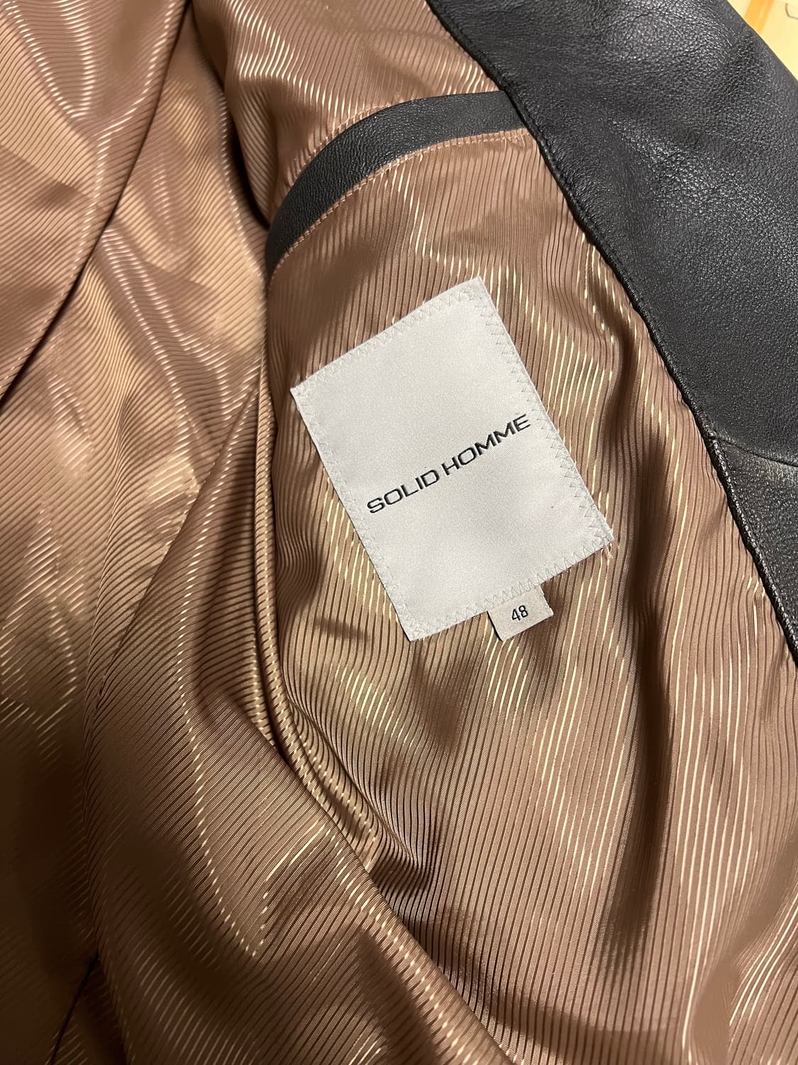 솔리드옴므 라이더자켓 48사이즈 상품이미지4