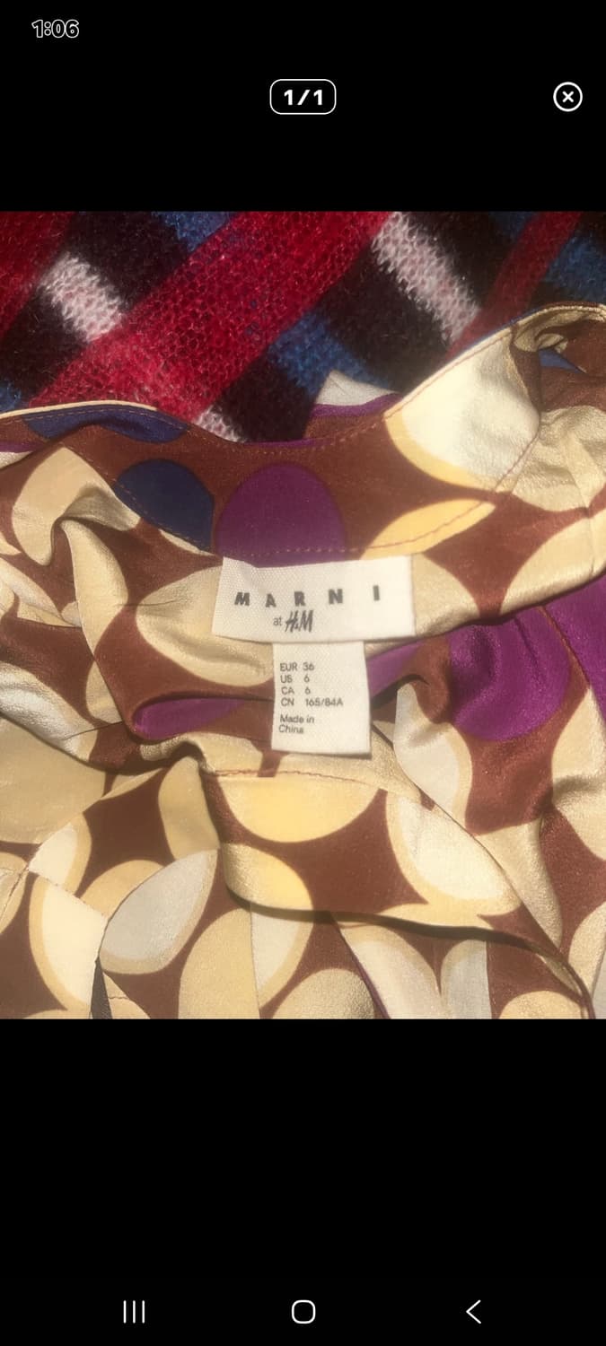 마르니XH&M 콜라보 도트 슬리브 상품이미지3