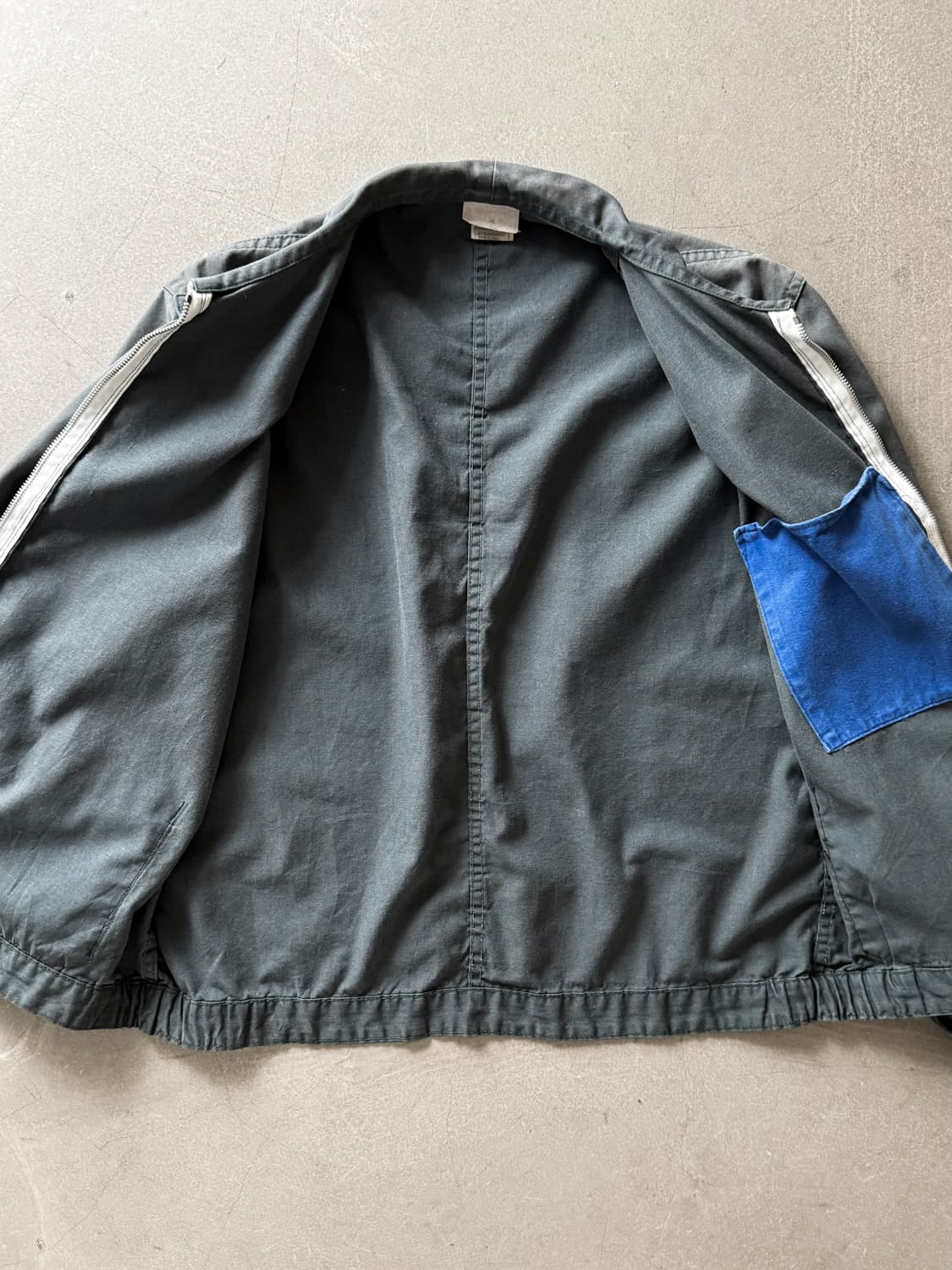 80s French Vintage Tergal Work Jacket 상품이미지7