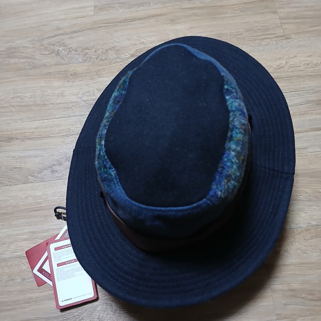 택붙은 미사용 elder 아이더 모직 아크릴 벙거지 사파리햇 모자 상품이미지6