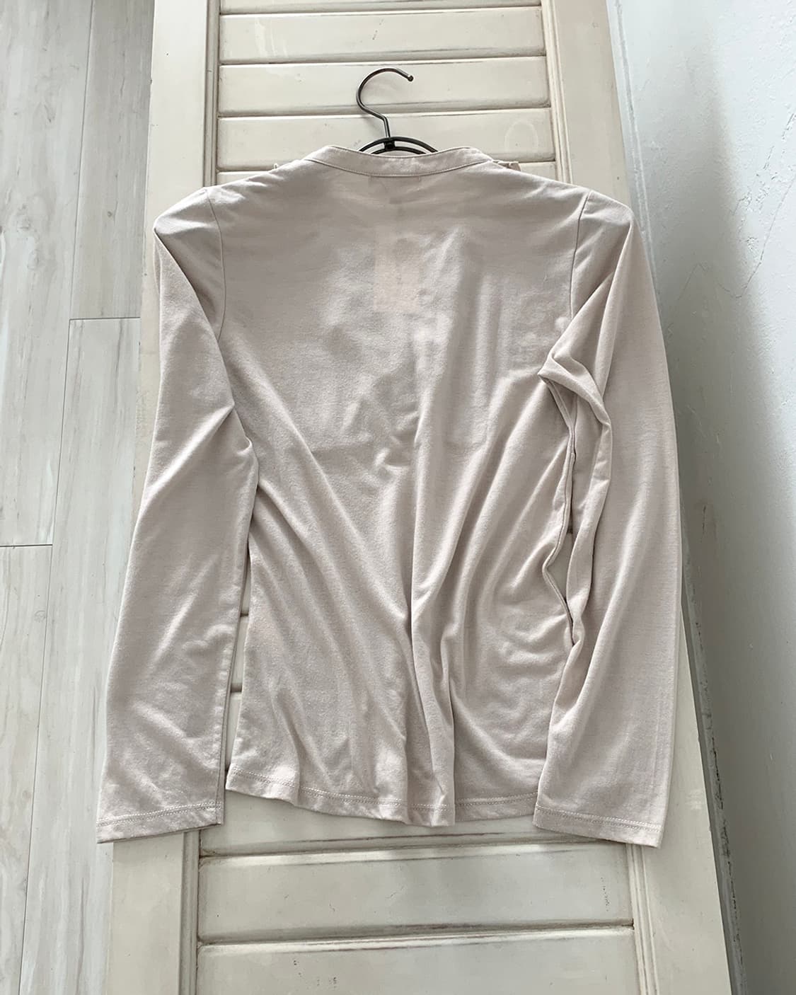 Nude beige blouse top 상품이미지7