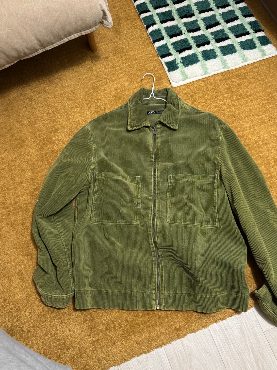 자라 코듀로이 자켓S(핏한 M 느낌) 상품이미지1