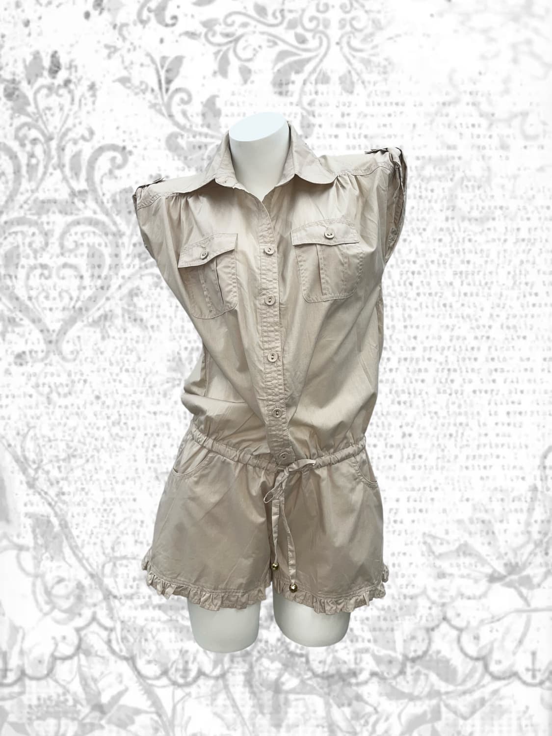 sleeveless jump suits 상품이미지1
