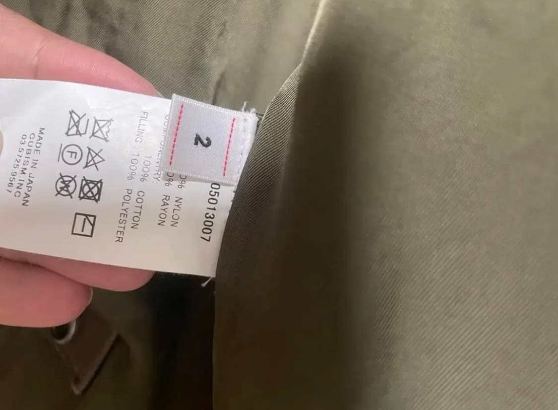 [2]비즈빔 19aw 피쉬테일 식스파이브 올리브 m65 sixfive 상품이미지3