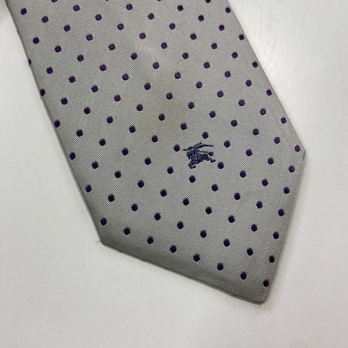 버버리 (Burberry) 심플로고 블랙라벨  정품 명품넥타이 상품이미지8