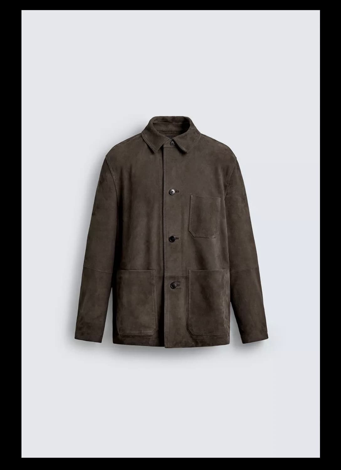 ZARA 자라 리미티드 에디션 스웨이드 가죽 재킷 XL 드레익스 초어 상품이미지3