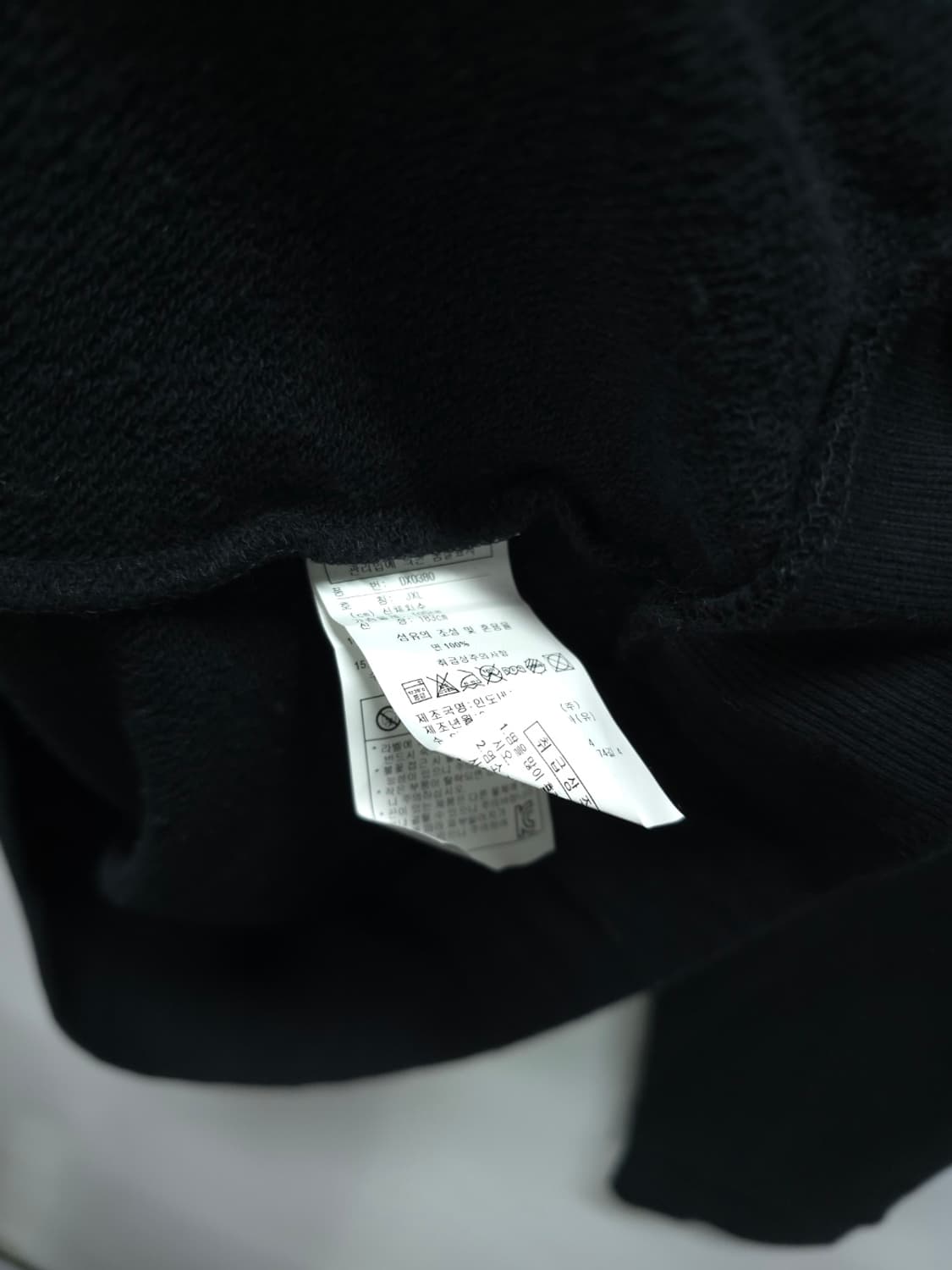 리복(Reebok) 클래식로고 블랙 후드 (105~110) 상품이미지7