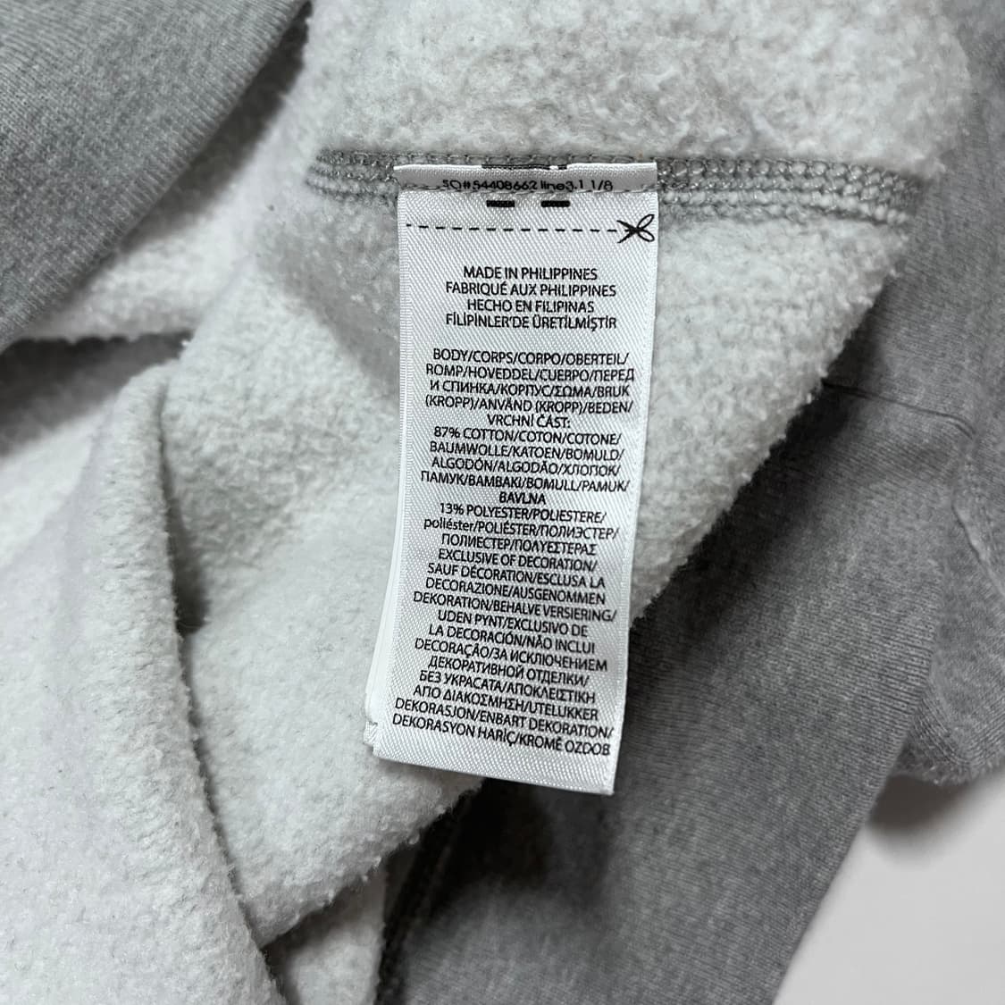 [정품] 폴로 그레이 / 패치로고 기모 맨투맨 [ M ] 상품이미지6
