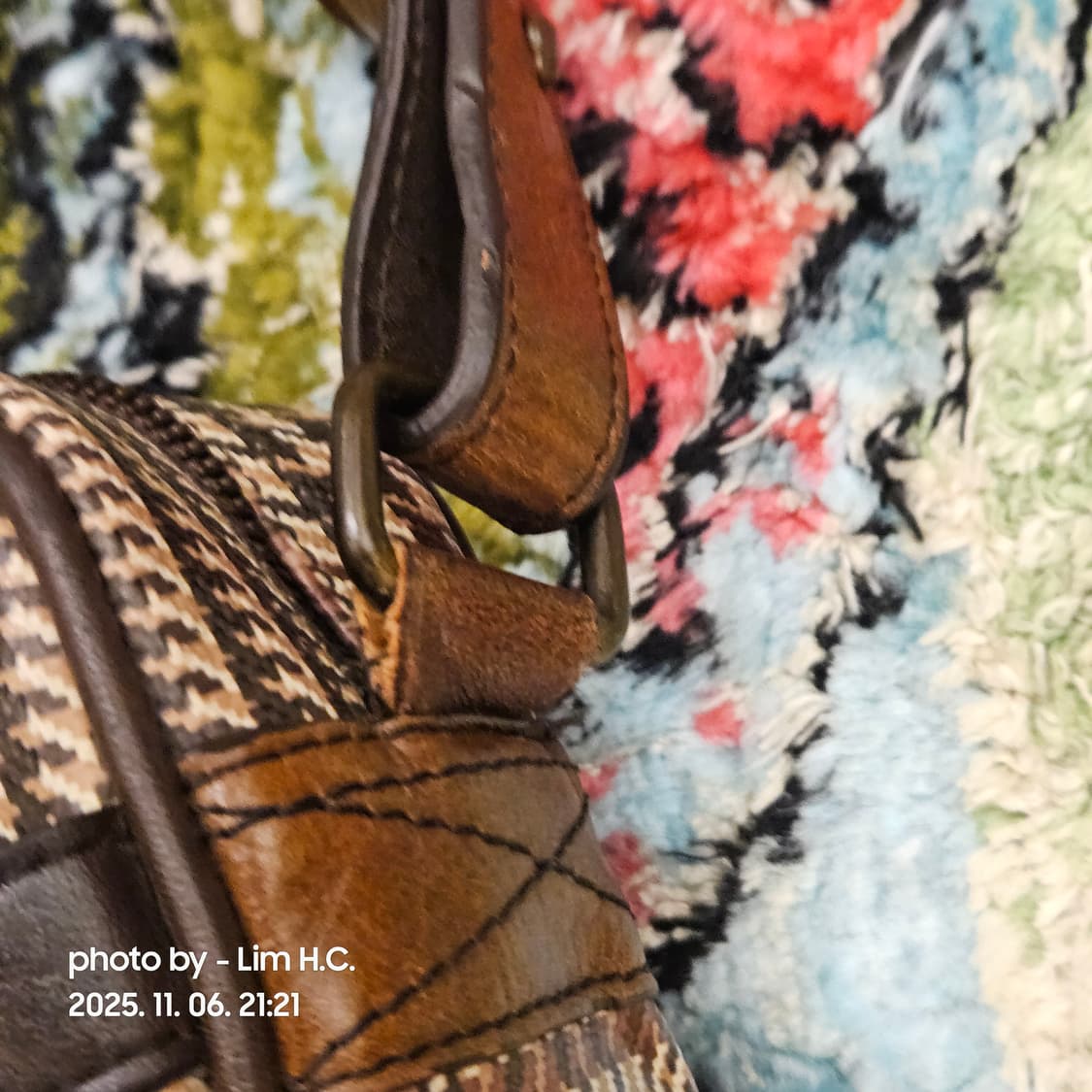 폴로 랄프로렌 하운드투스 체크 크로스백 상품이미지5