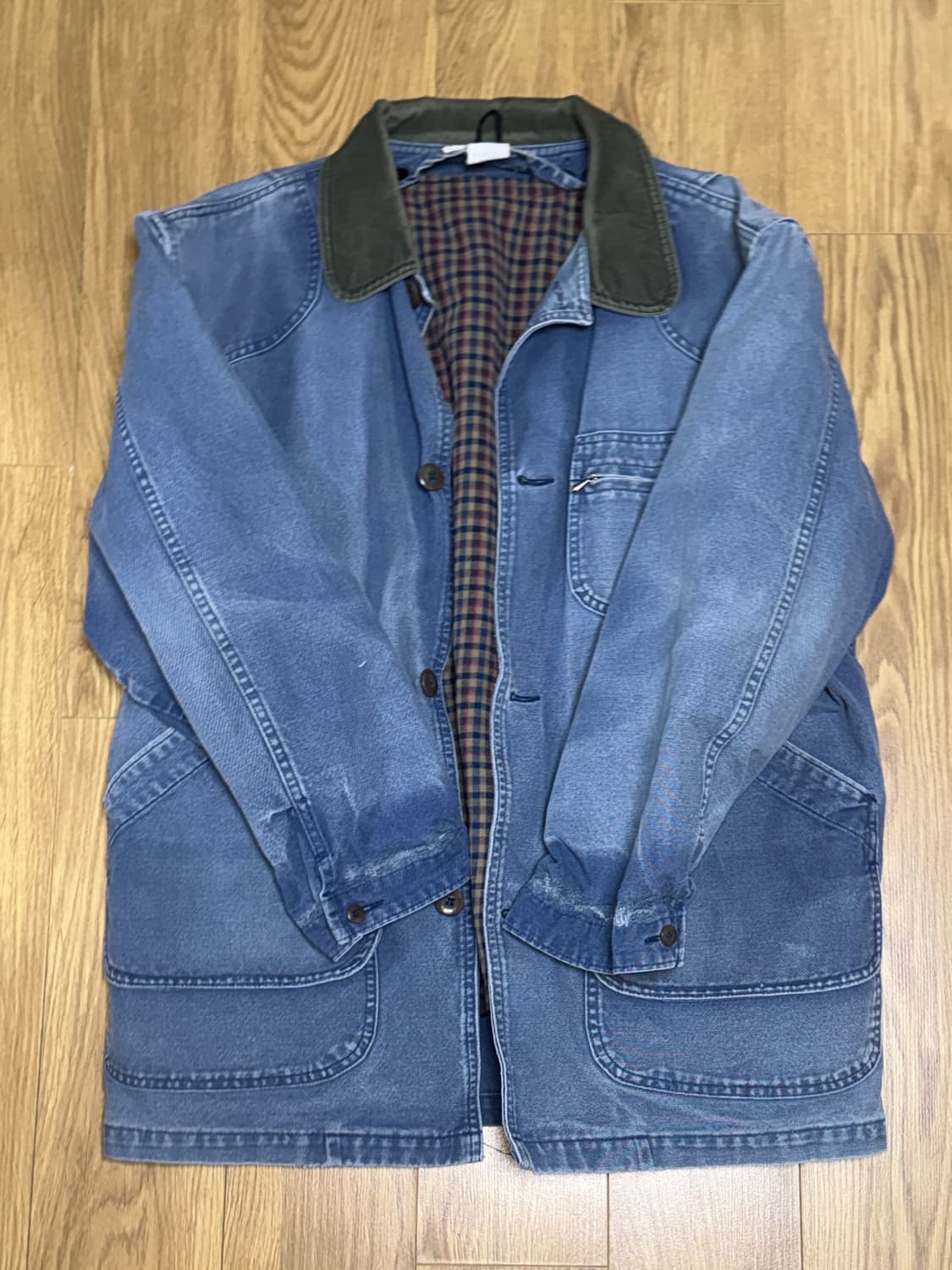 엘엘빈 초어자켓 헌팅자켓 빈티지 블루 상품이미지2