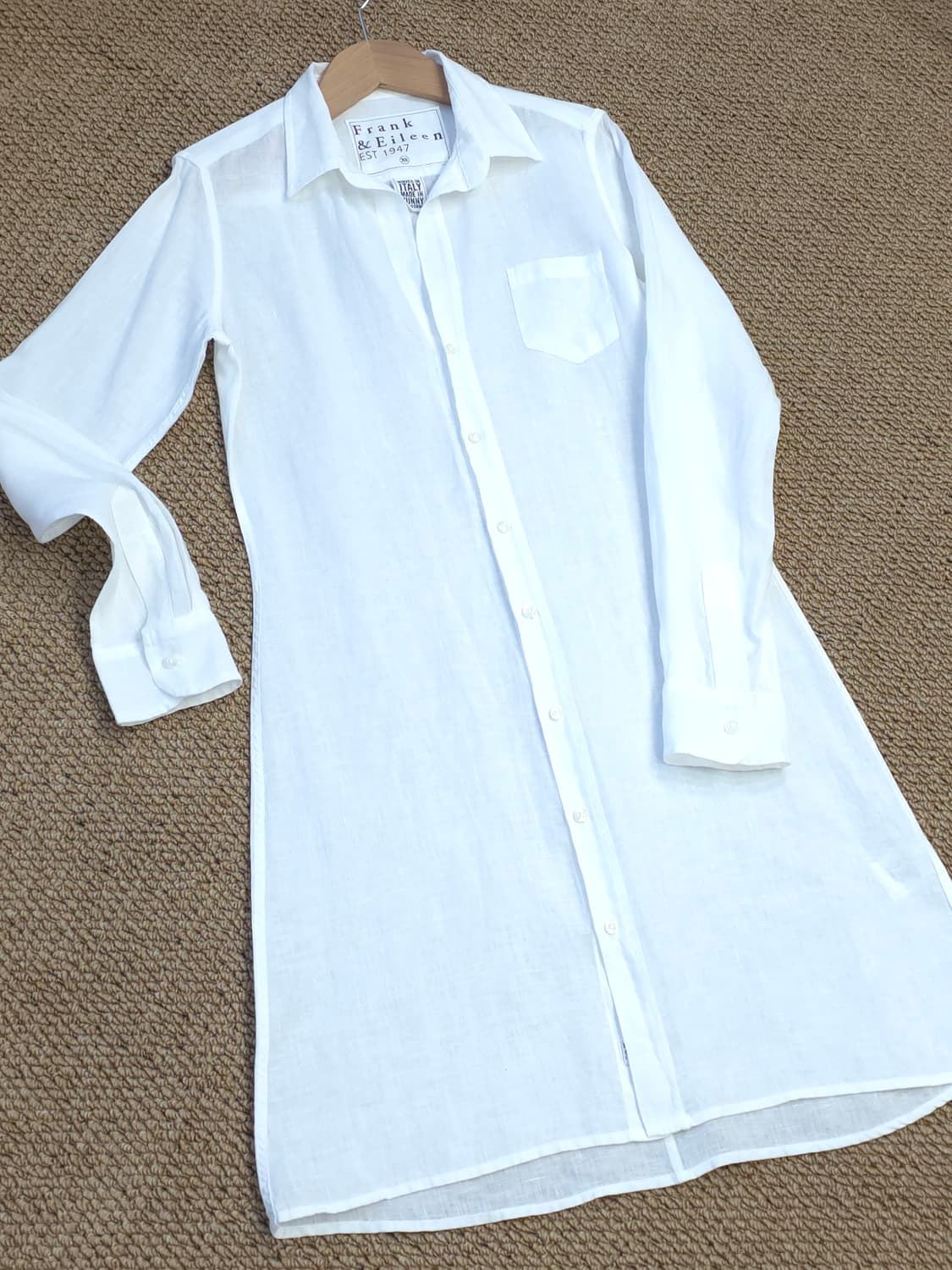 Frank & Eileen 린넨 셔츠 원피스 상품이미지2