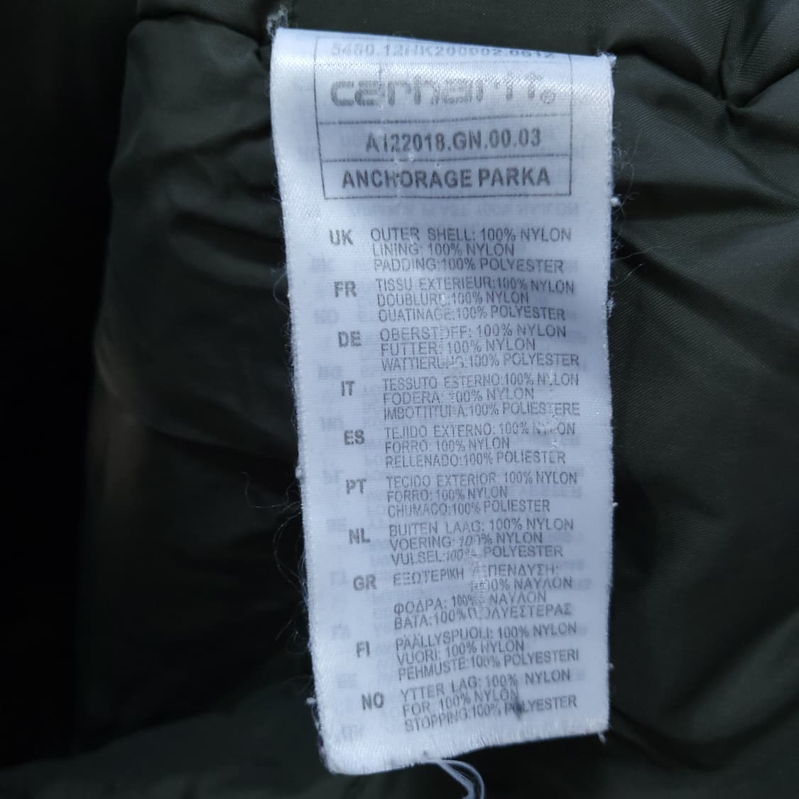 칼하트 남성 야상패딩점퍼 S 상품이미지8