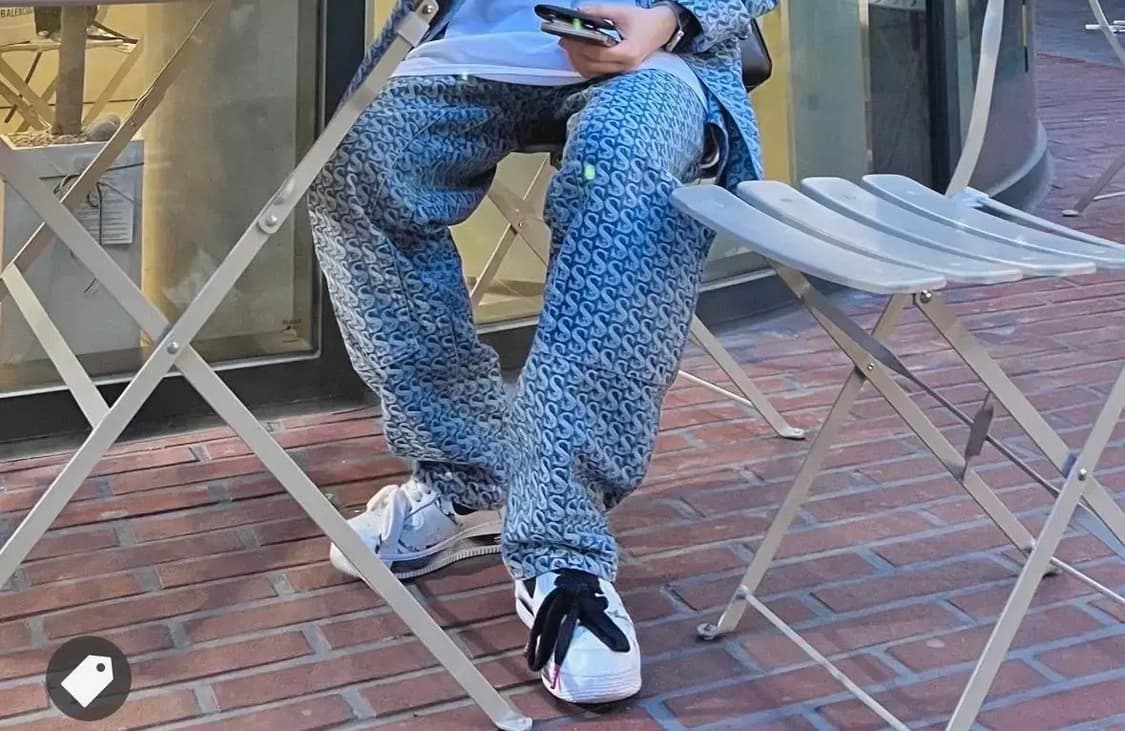 슈프림 모노그램 더블 니 데님 팬츠 30 상품이미지1